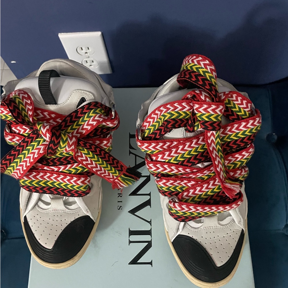 Lanvin Curb low-top leather sneakers